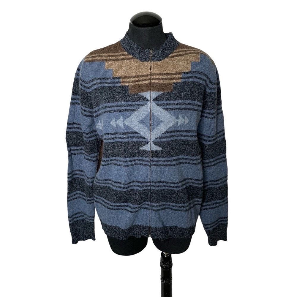 WoolRich Western Chevron‎ 100% Wool Sweater - Men’s XL